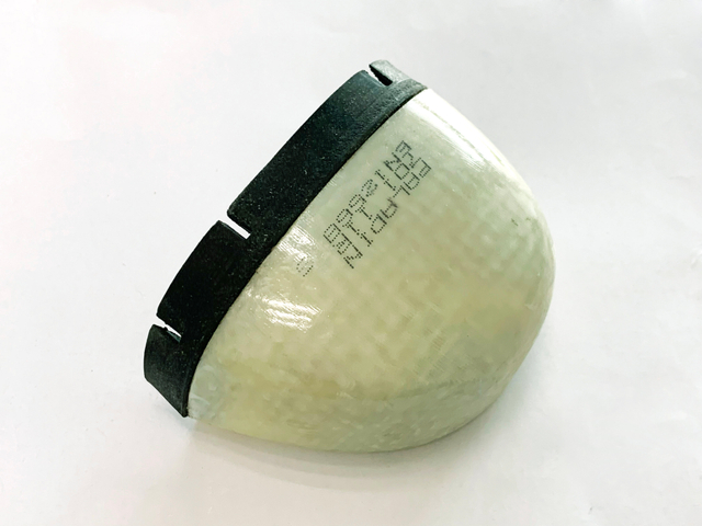 유리 섬유 재활용 가능한 새로운 재료 발가락 캡 고 충격 저항 EN ISO22568-2