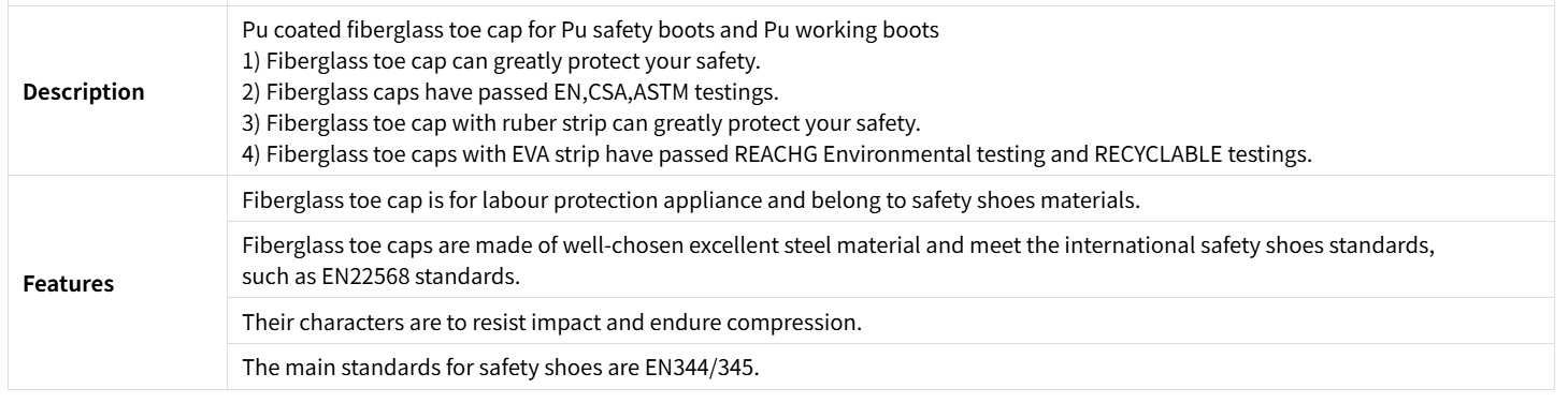 알루미늄 발가락 CAP2